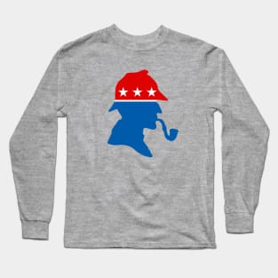 Sherlock Holmes Political parody Long Sleeve T-Shirt